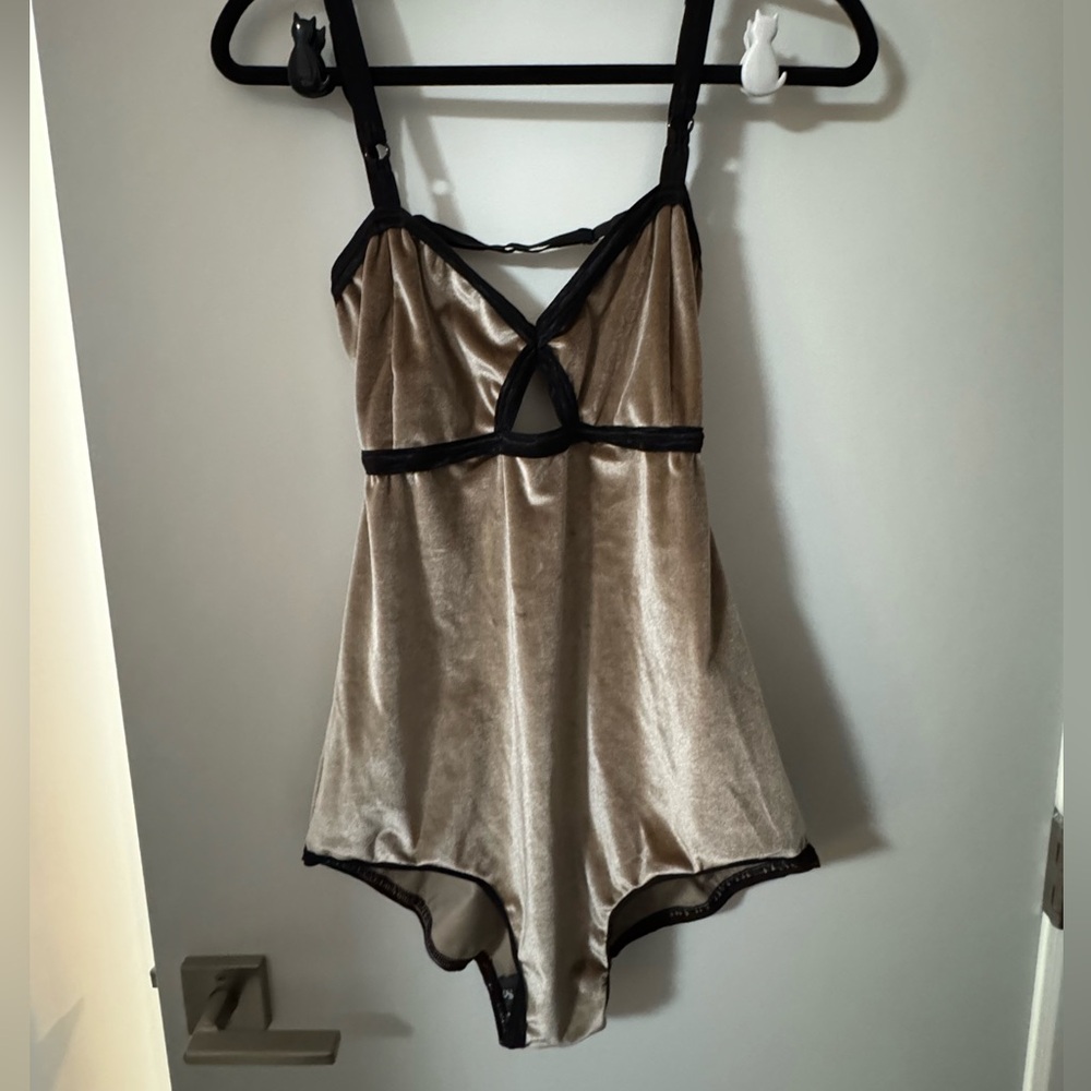 Solstice Intimates Velvet Bodysuit